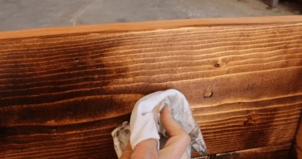 How to lighten stained wood